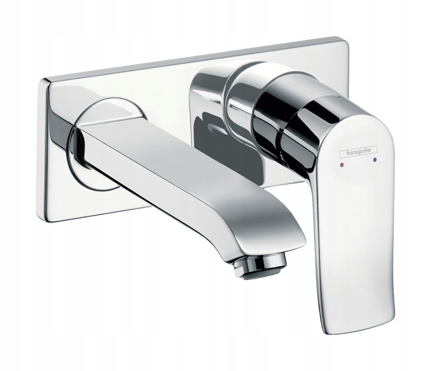 Hasinový kohútik namontovaný Hansgrohe Metris Chrome