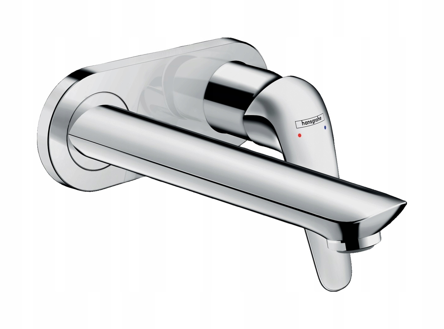 Hasin Faucet Flush namontovaný Hansgrohe Novus Chrome