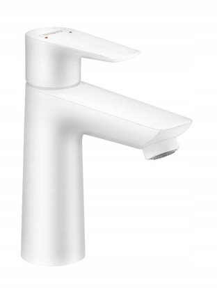 Basinový faucet stojaci hansgrohe talis e biely