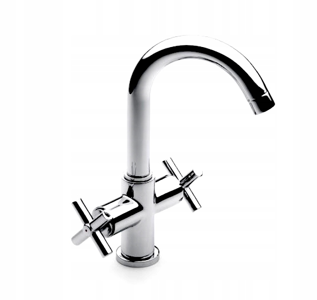 Basinový faucet stojaci roca podkrovie chróm