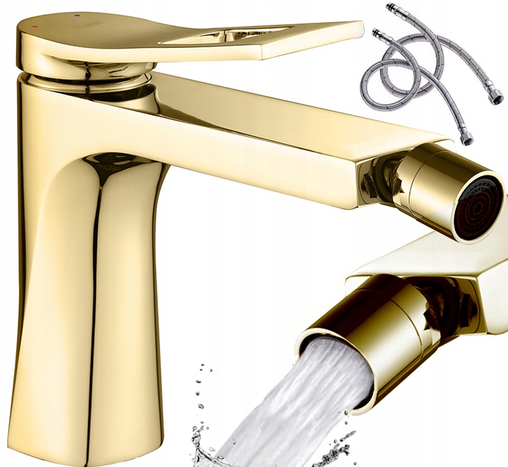 Batéria Soul Gold Bidet Nowoczesna Golden Rea
