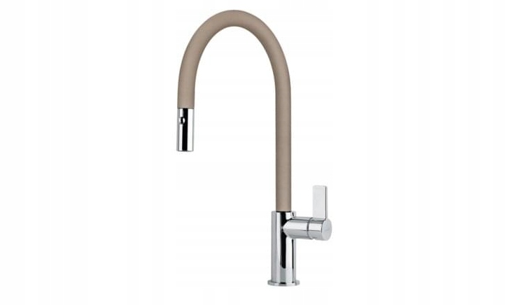 Kuchynská batéria - Franke Ambient vytiahnutie Chrome/cappuccino batéria