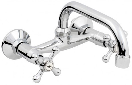 Washbasin retro batéria chróm