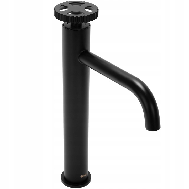 Čierny faucet faucet Vertigo Up Rea