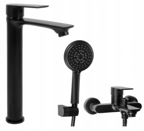 Vane batéria + Washbasin Mayson Black Rea