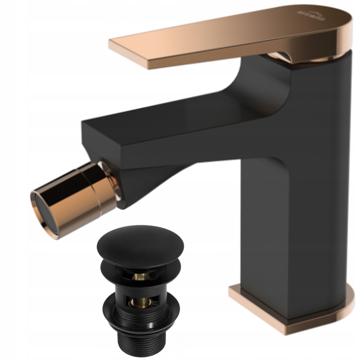 Invenen Midnight Black/Gold Rose Bidet batéria