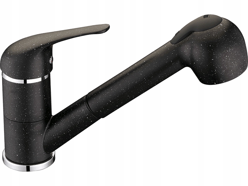 Kuchynská batéria - Laveo Daga Black Graphite Kitchen faucet