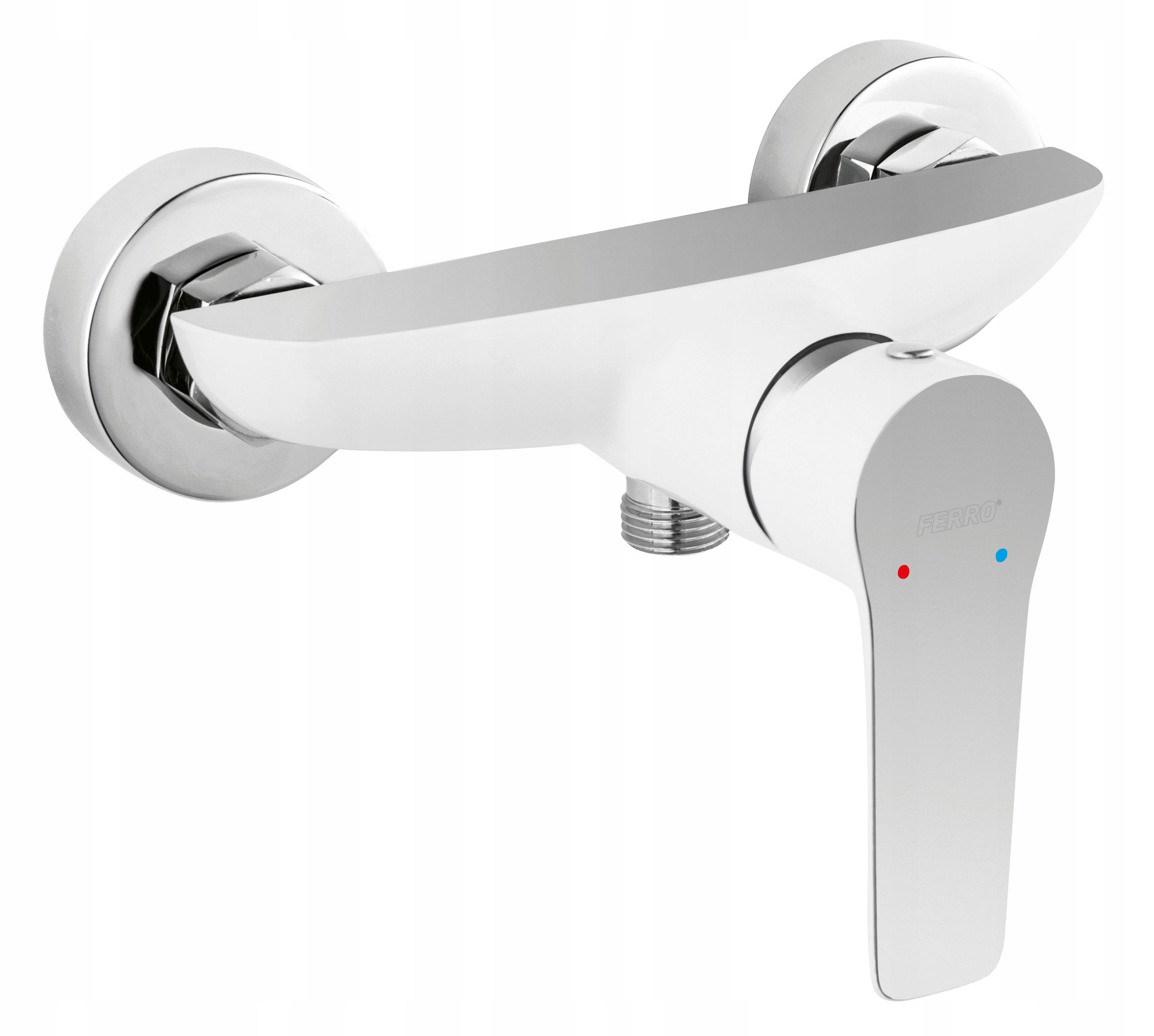 Biała Ferro Chrome sprcha faucet