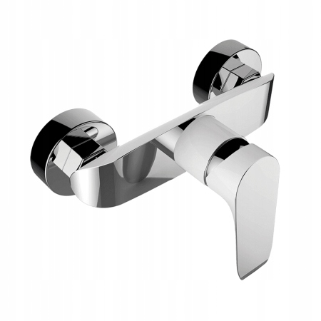 Biały/Chrome Laveo Alea Wall Shower Batéria