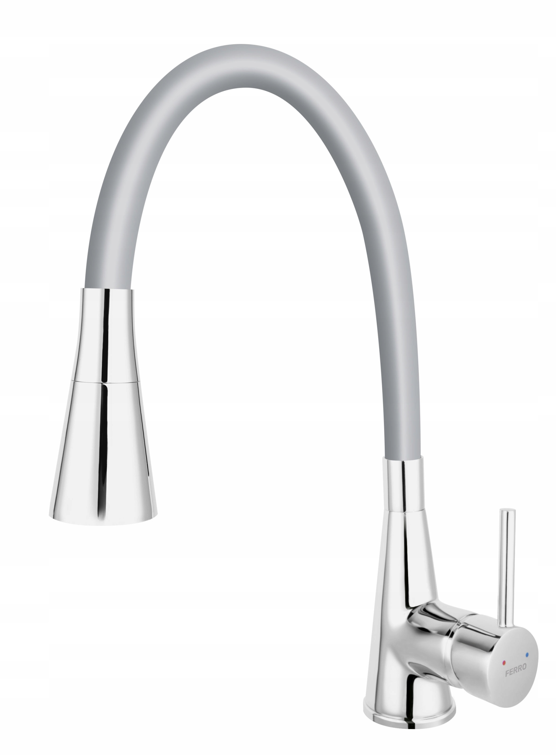 Kuchynská batéria - Ferro Zumba II Chrome, šedá batéria