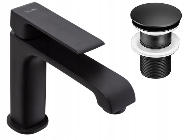15,5 cm faucet Black Loft Basin