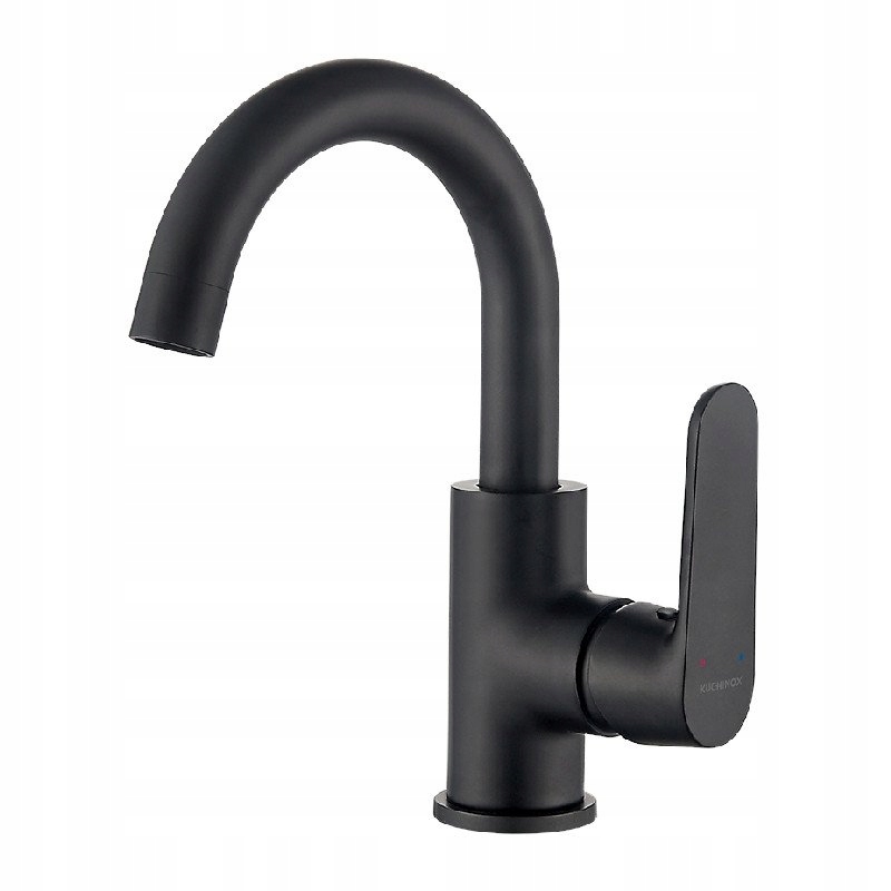 Dima Washbasin faucet s pohyblivou výtokovou čiernou farbou
