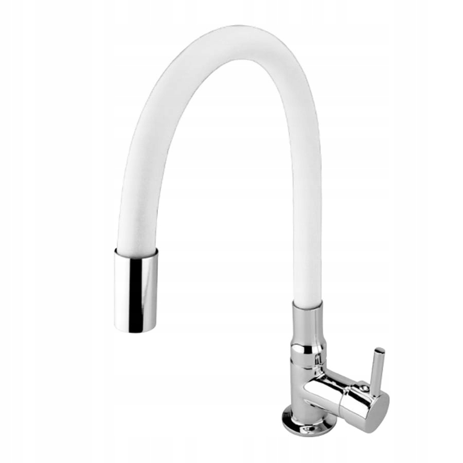 Chróm-biely umývadlo faucet flexcold