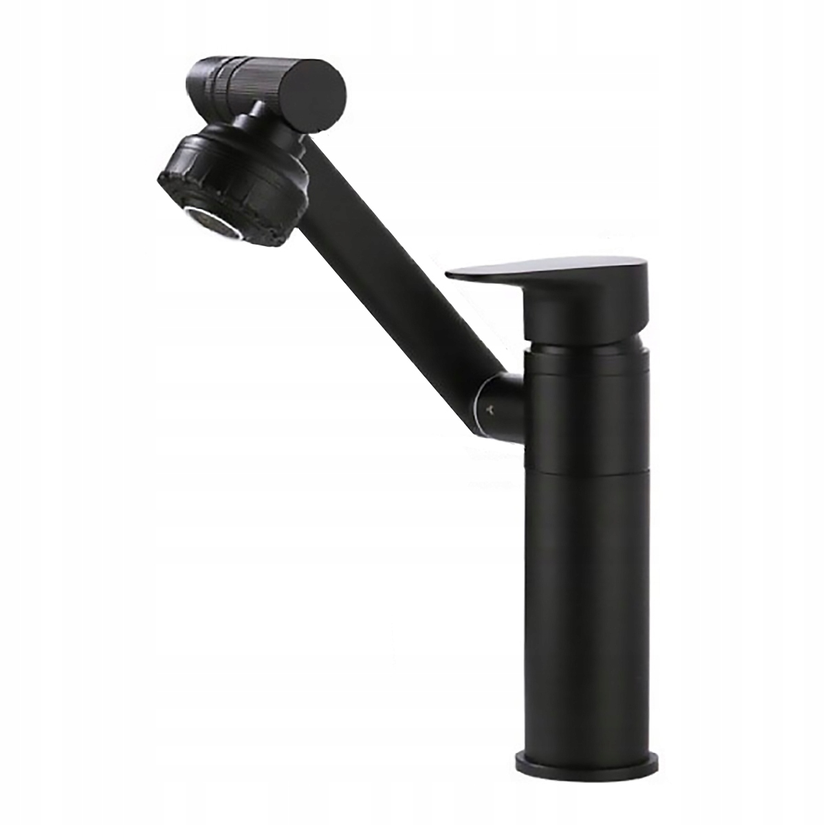Čierna otočná krátka -Swivel batéria 360