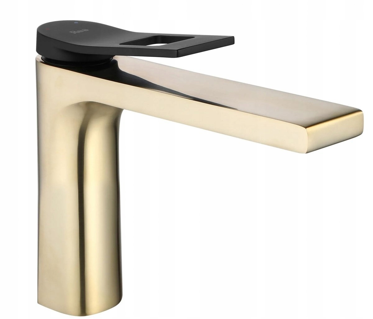 Čierna a zlatá duša umývadlo faucet