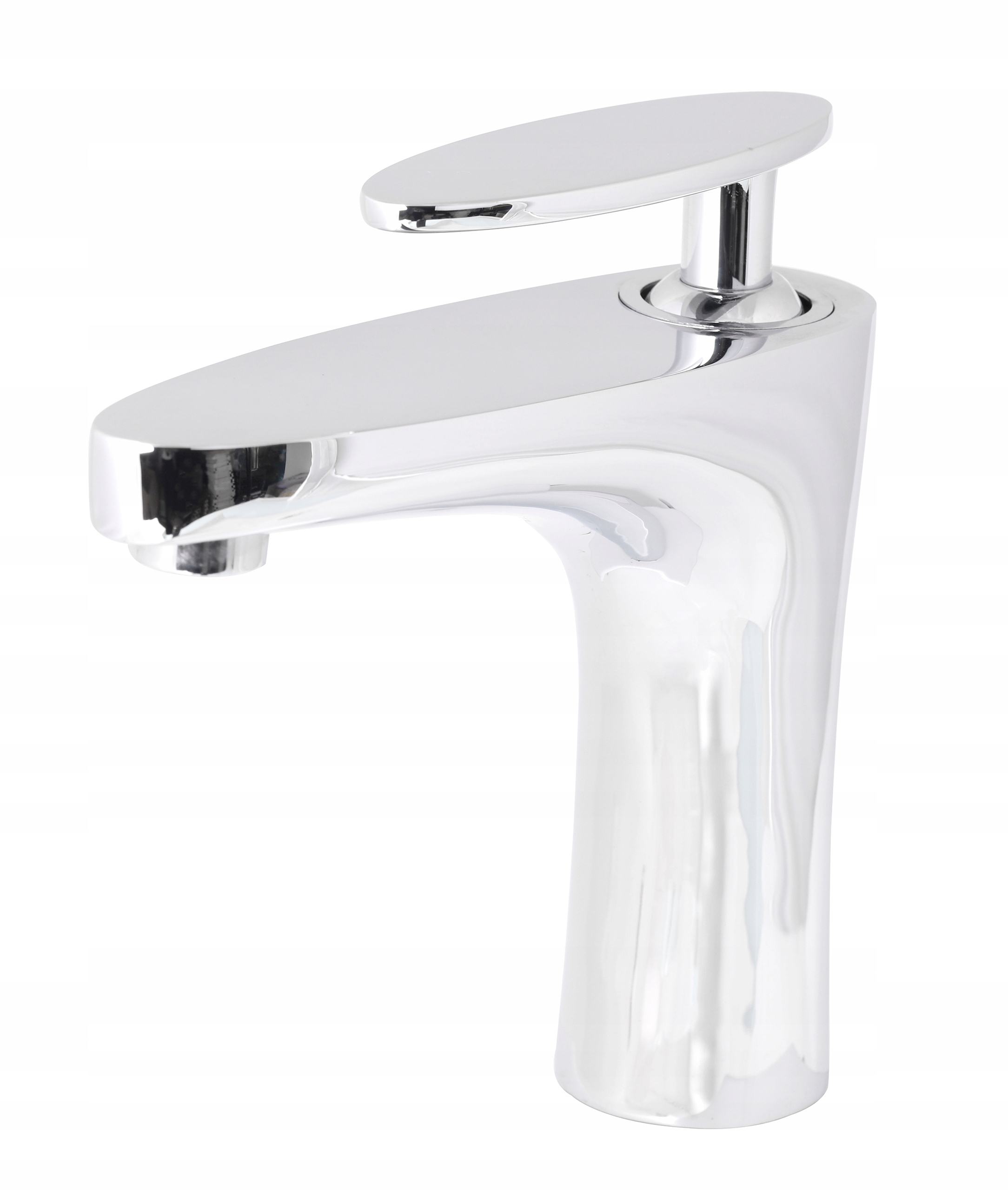 Moderný chrómový faucet Washbasin