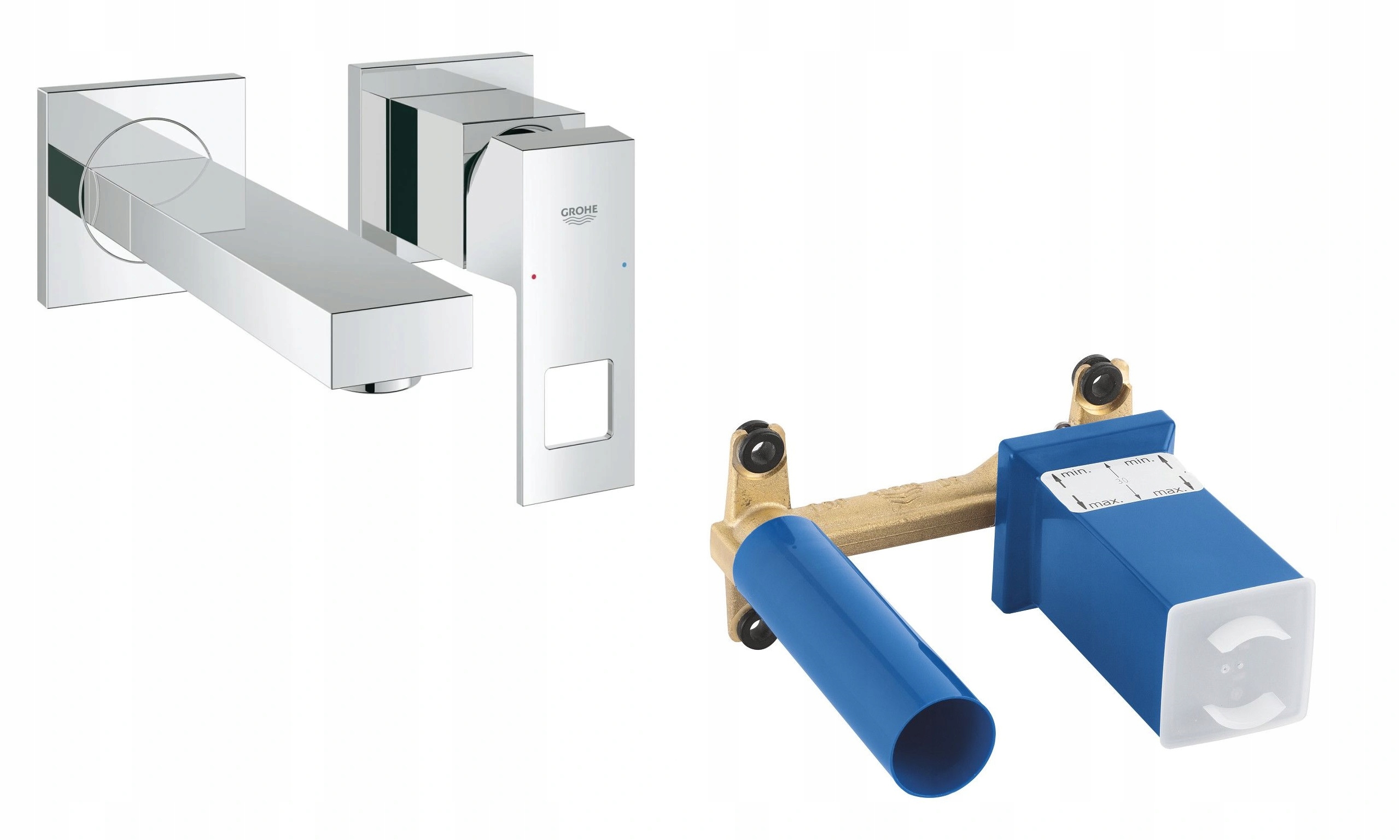 Flint Washbasin Faucet. Sada Grohe EuroCube