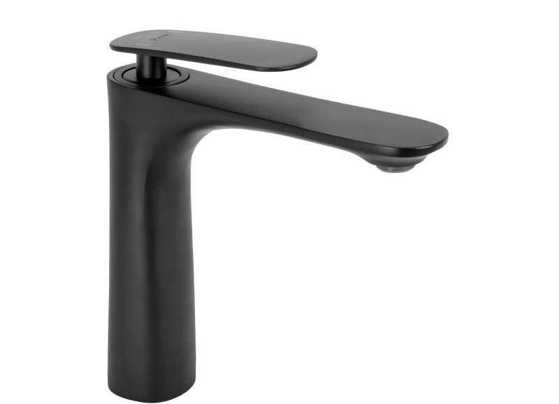 Berg Black Rea Standing Washbasin Faucet