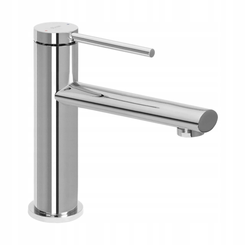 Potápanie faucet stojaci nízky oválny chrómový rea