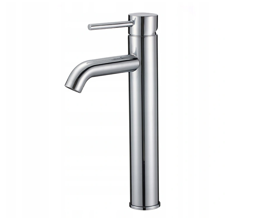 Vysoký chrómový stojaci faucet