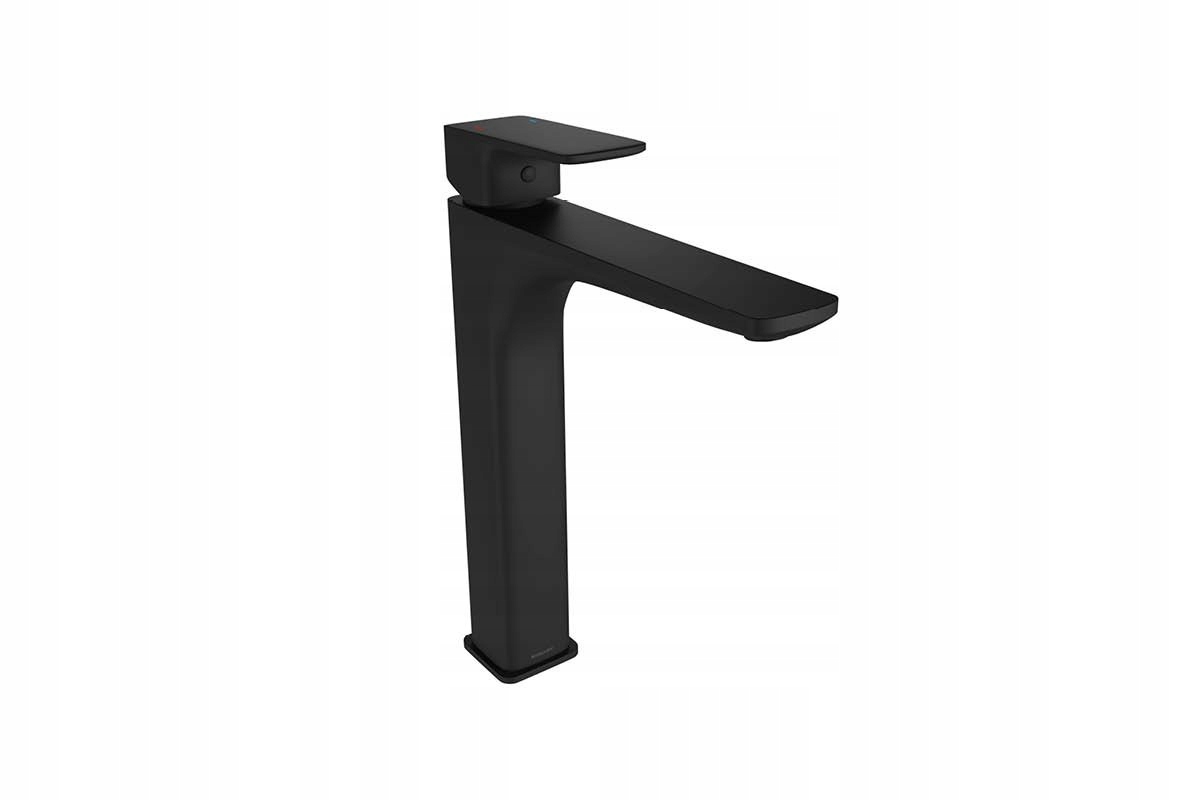 Vysoký čierny faucet Washbasin
