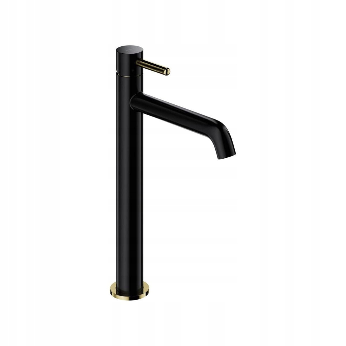 Vysoké čierne Simplon Omnies Washbasin faucet