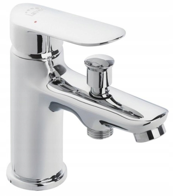 Single -wing -Ating Chrome Bathtub Batéria