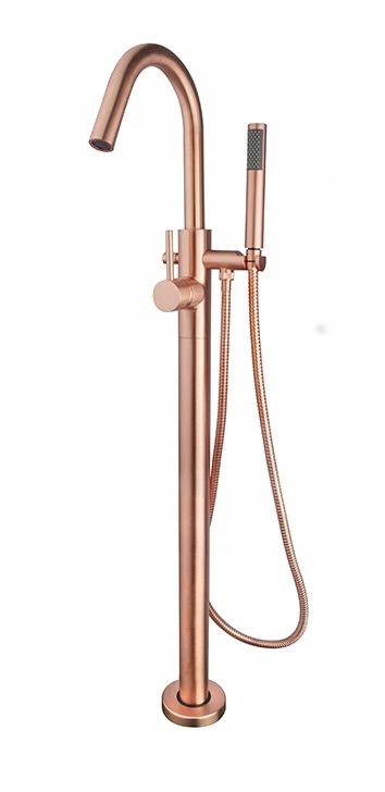 Batéria stojaca 110 cm kefovaná meď