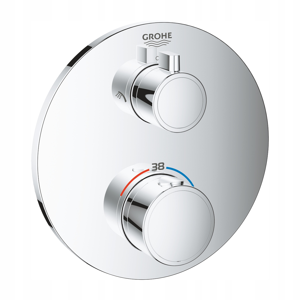 Kúpeľňa a sprcha faucet stena Grohe grohtherm chróm