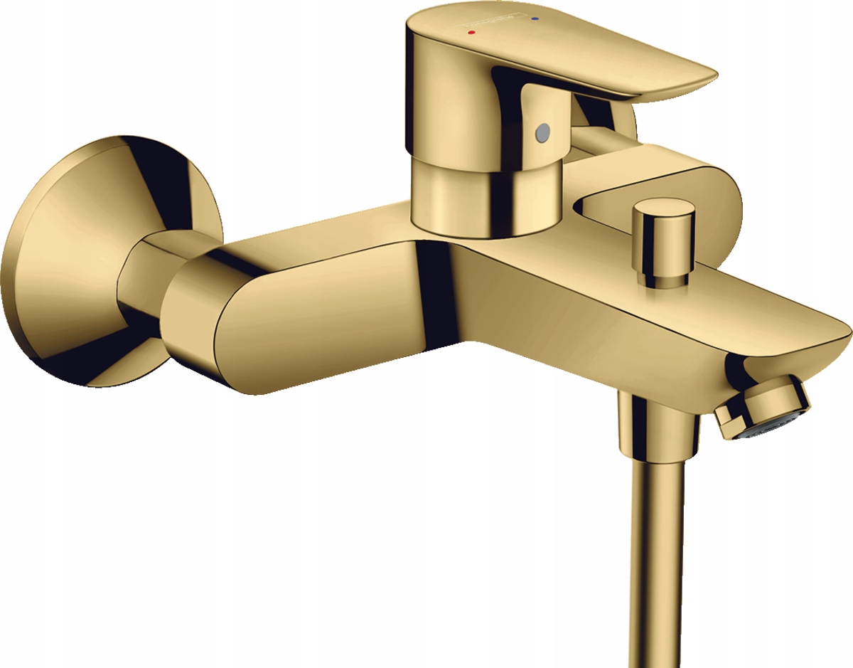 Bath and Shower Faucet Wall Hansgrohe talis e zlato