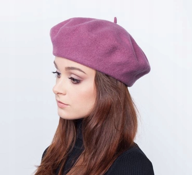 Ženská baret classic Evita 100% merino vlna