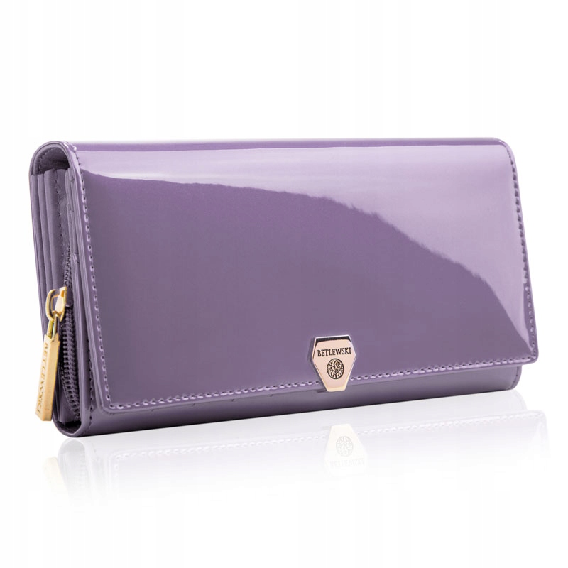 Peňaženka - Portfólio Betlewski Prírodná koža Purple BPD-VS-106-Womens's Product