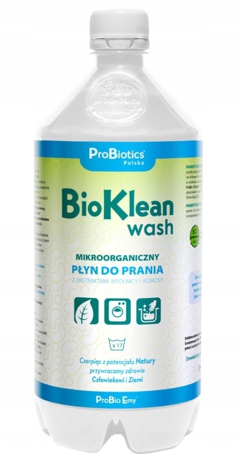 Prací gél - BioKlean Wash - 1L mikroorganická umývacia kvapalina