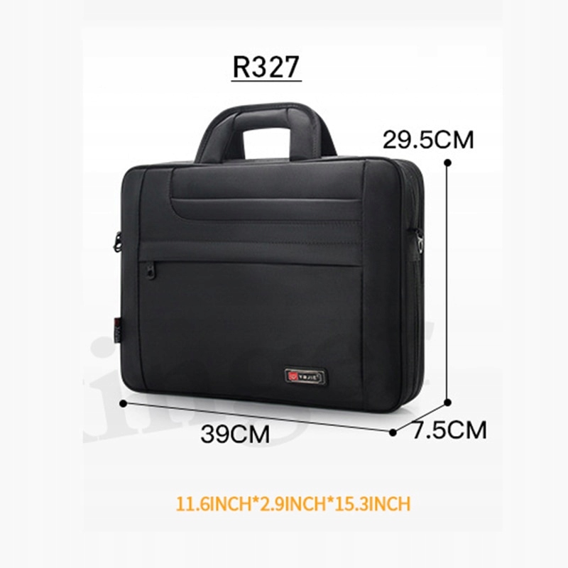 Black-R327 Oyixinger Pánsky laptop Bag Messen