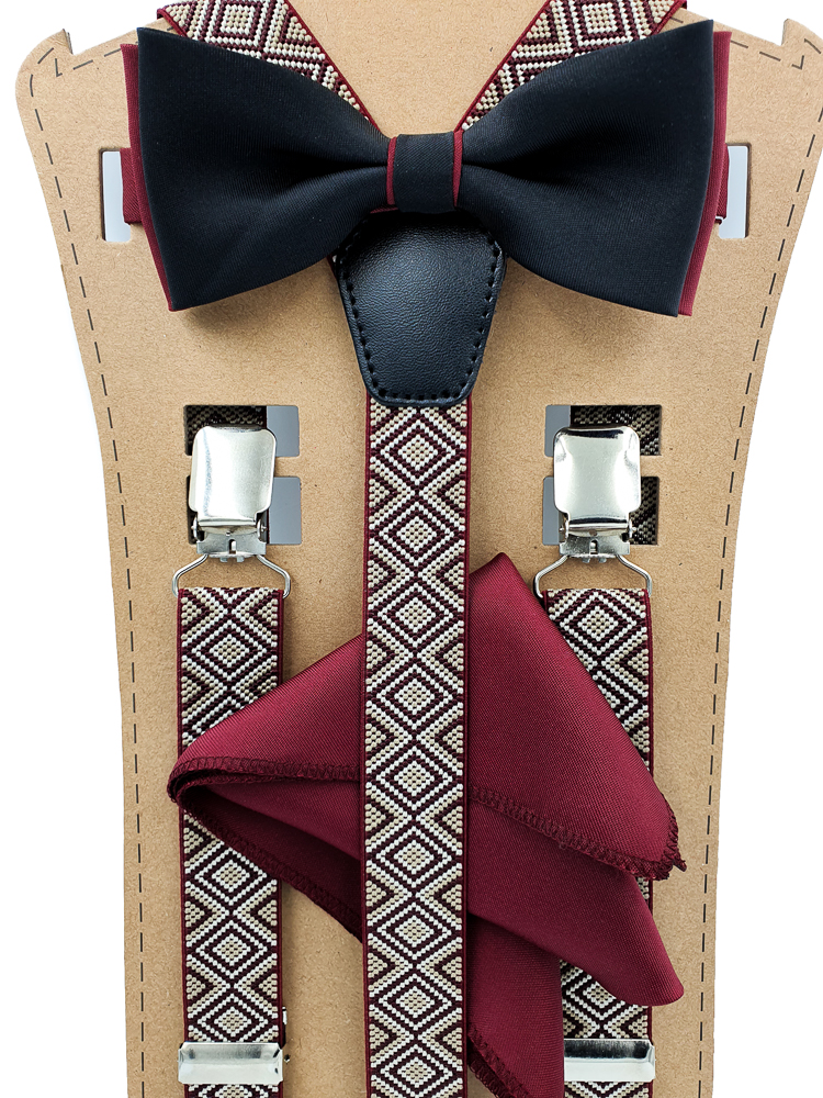 Traky na nohavice - CGM, Brown, Multi -Colored Pants Trales
