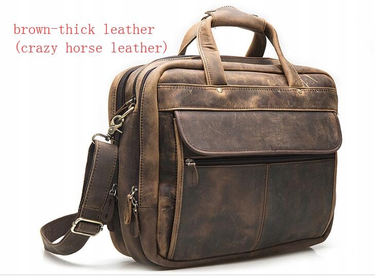 BR-Crazyhorsleather Canvas + hrubá skutočná pokožka