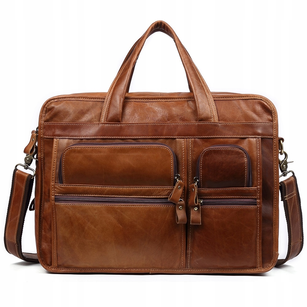 Brown Men's Business Ciestky v štýle vintage