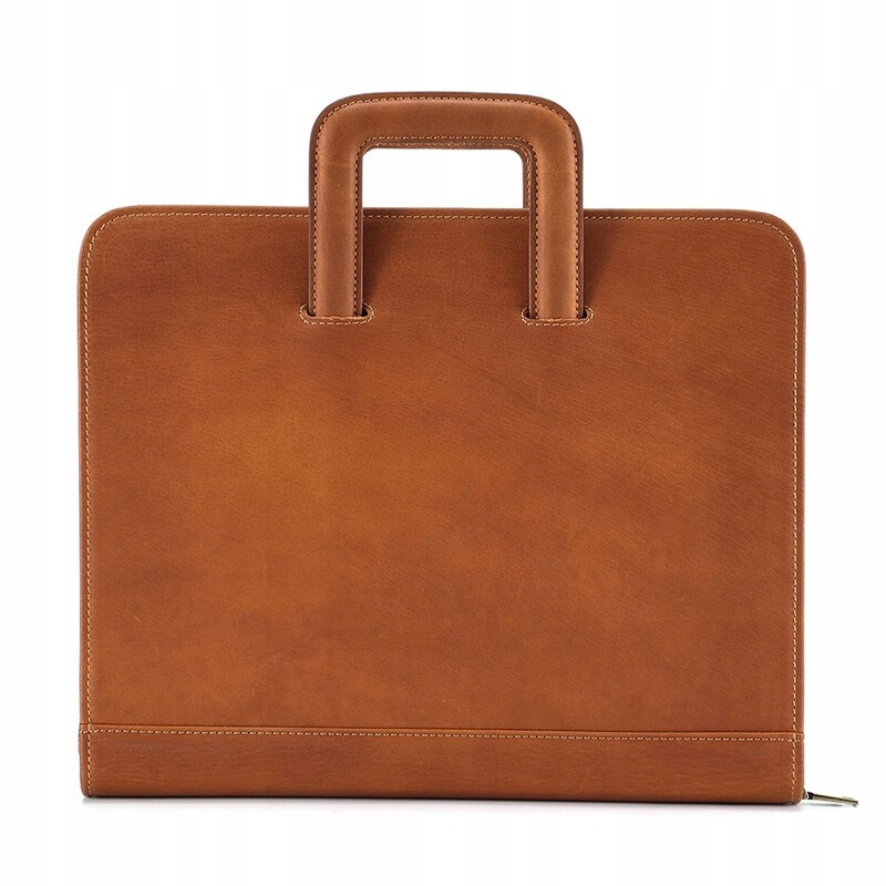 Brown Joyir Leather Folder Crazy Horse Portfoli