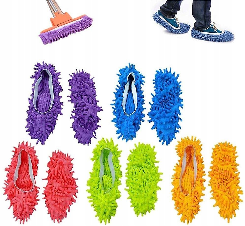 Mop topánky, 5 párov ľahko vyčistiteľných podlahy