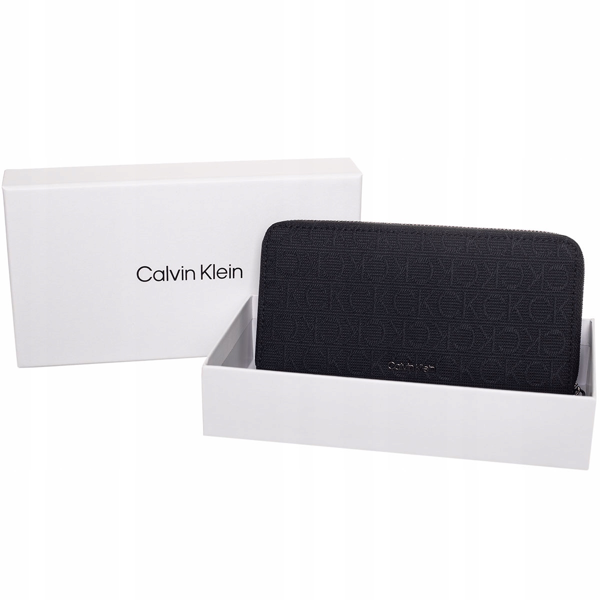 Peňaženka - Calvin Klein Wallet Black Syntetic Re -lock s/Wallet Wicharm LG - ženský produkt