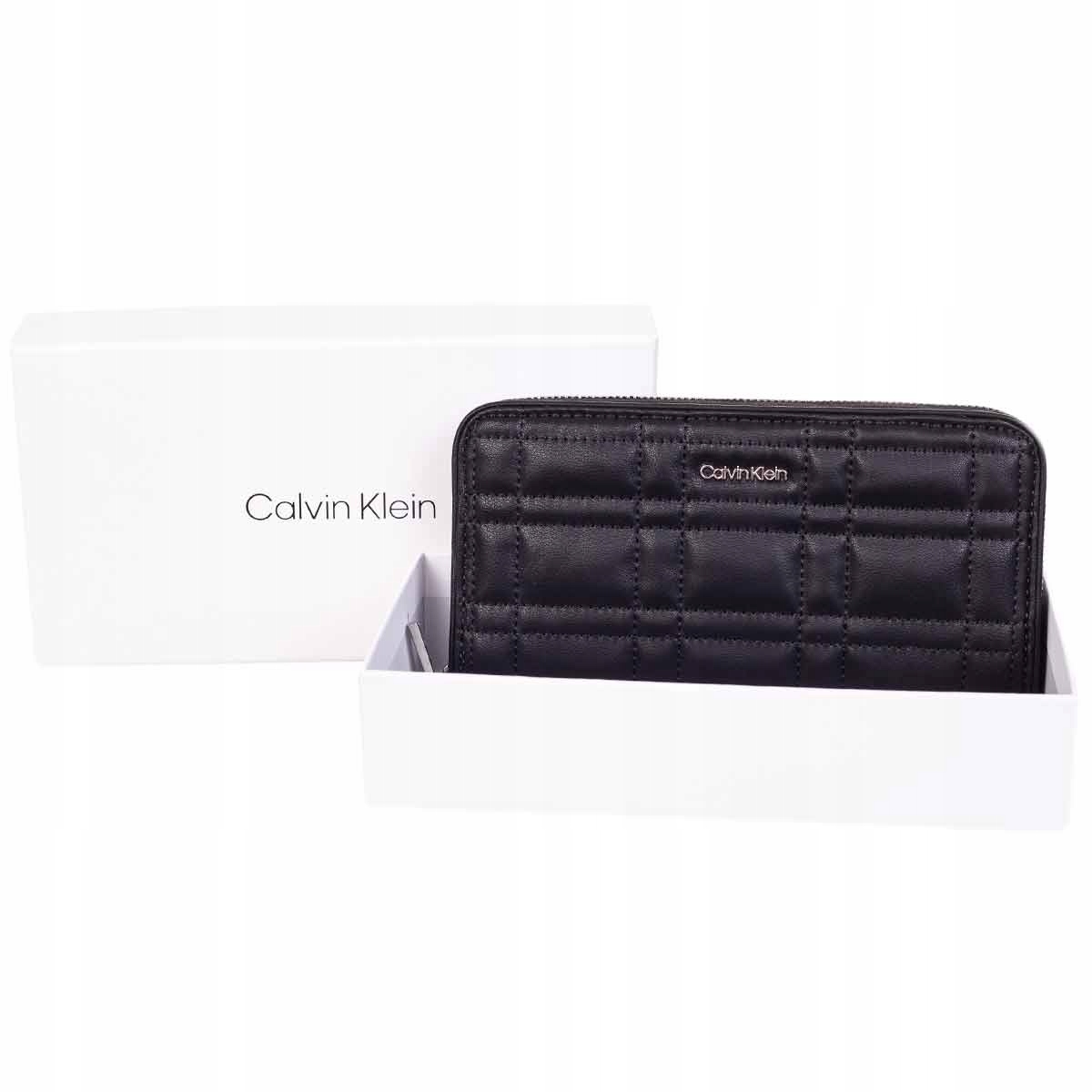 Peňaženka - Calvin Klein Peňaženka Ekologická koža Čierna CK Touch Z/A Wallet LG - Dámsky produkt
