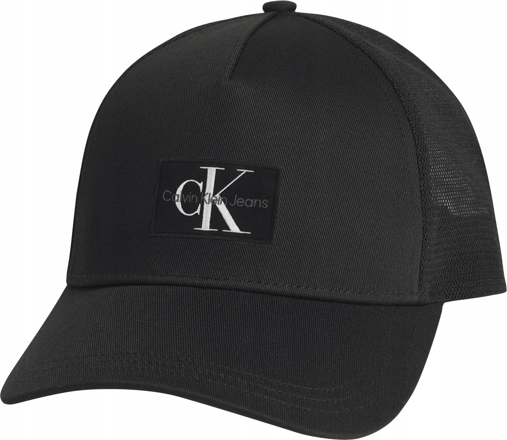 Calvin Klein Badge Trucker Black Baseball Cap