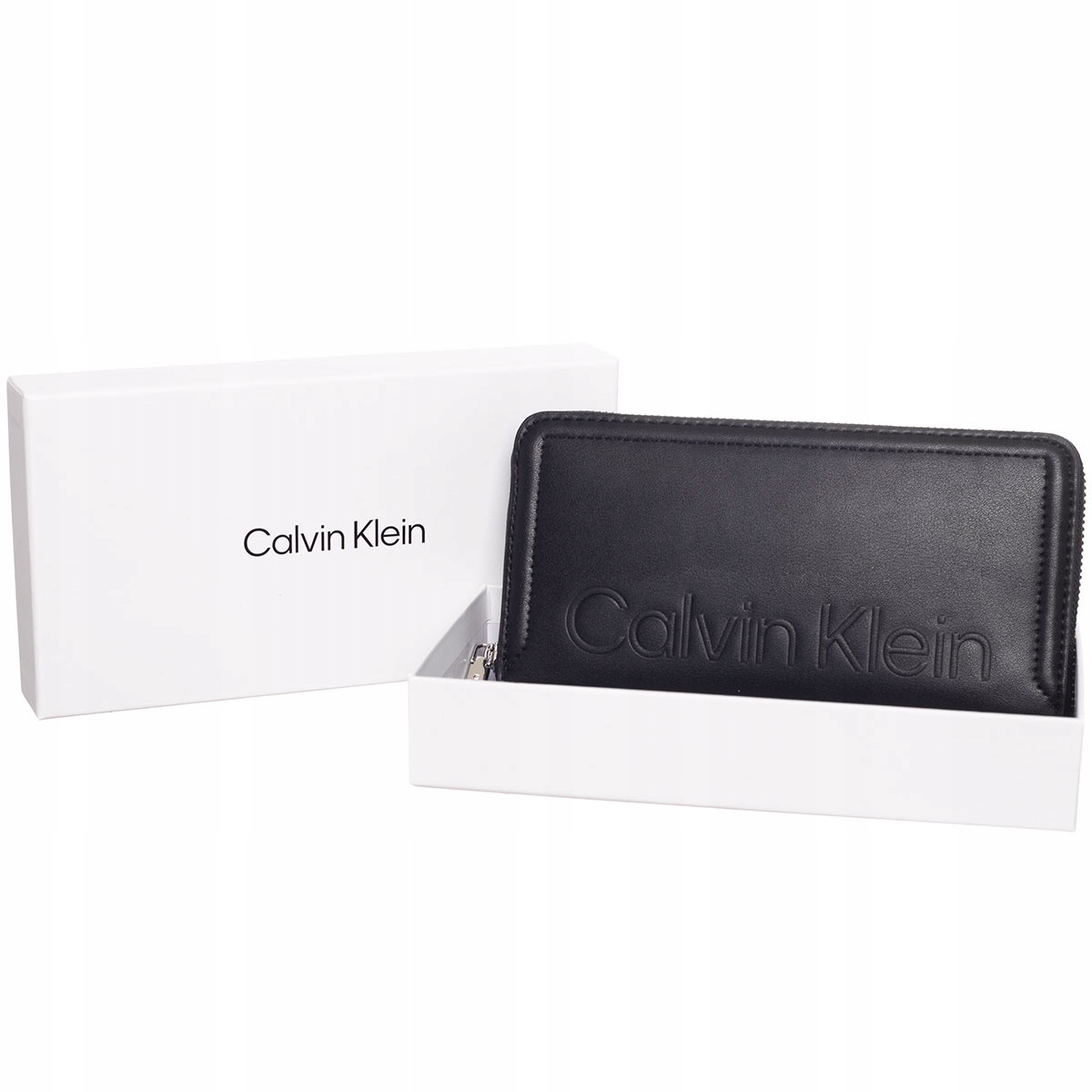 Peňaženka - Calvin Klein Peňaženka Ekologická koža Čierny minimálny hardware s/A - ženským produktom