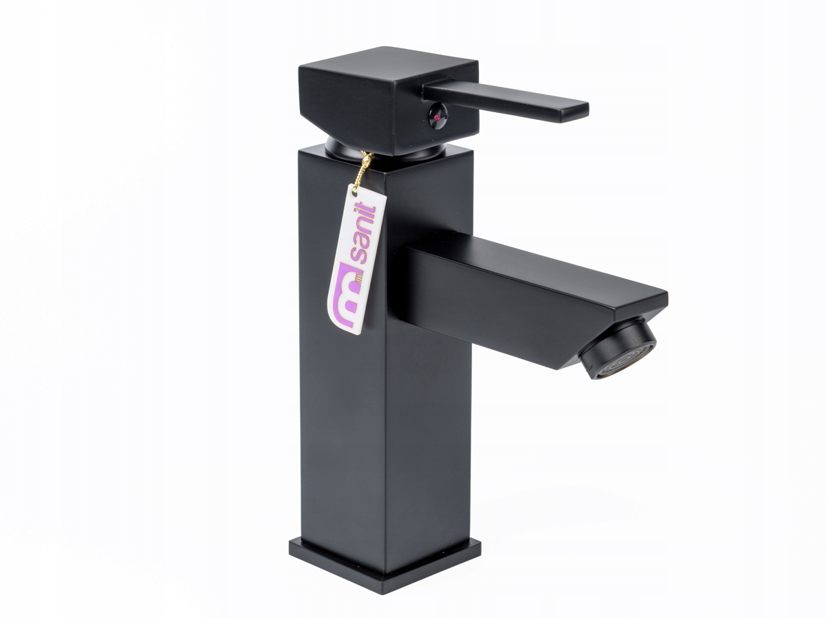 Kúpeľňa s batériou caro washbasin klepnite na čierny kohútik