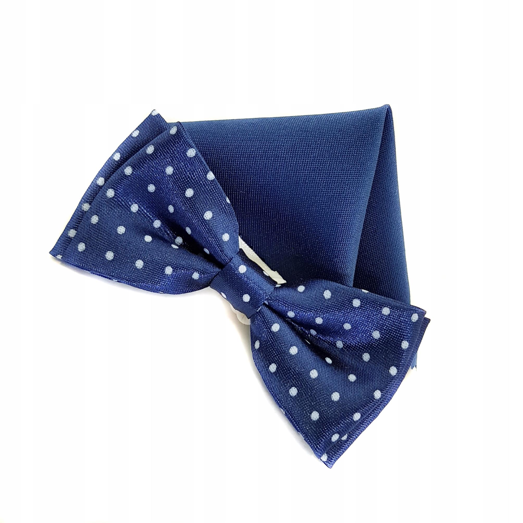 Muszka CGM Fly Dots White, Navy Blue, Multi -Colored Dots