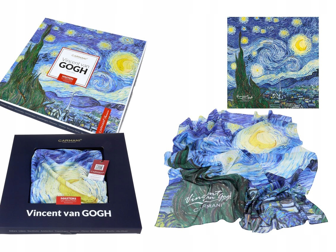Šatka - Carmani Scarf 023-1021 Viacfarebná látka
