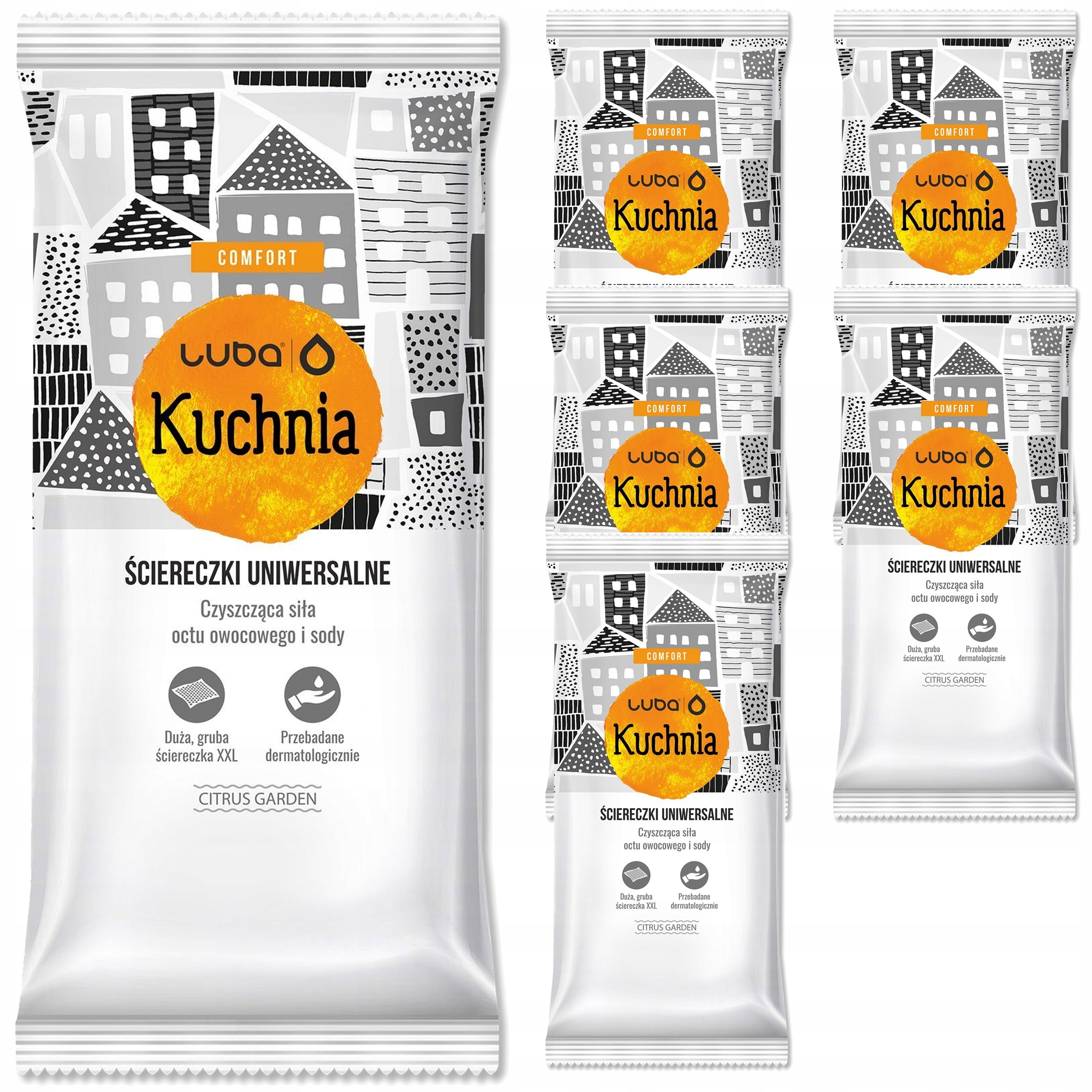 Univerzálne zvlhčené obrúsky - Kuchyňa 6x32 PCS