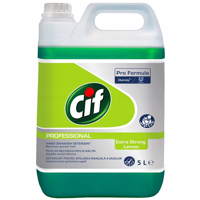 CIF umývačka riadu na čistenie citrónových jedál 5l