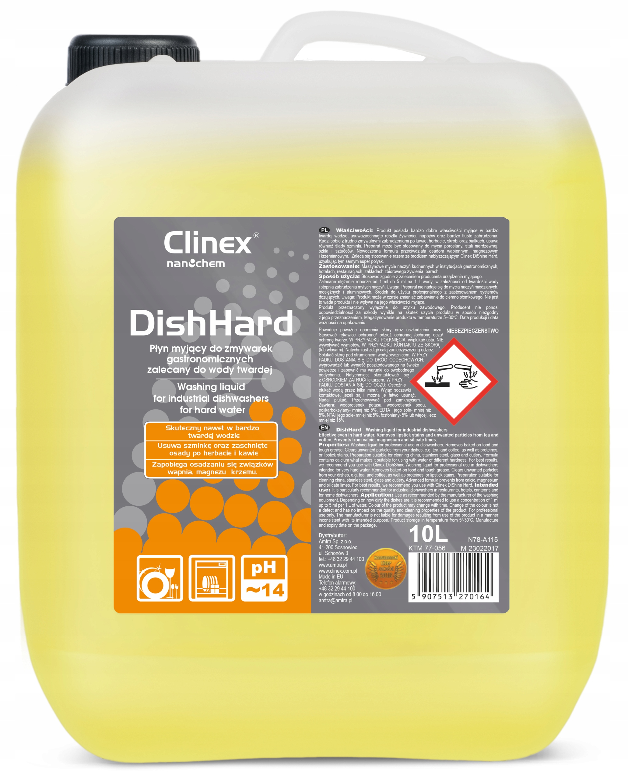 Clinex umývadlo - umývacia kvapalina pre umývačky riadu - 10 l