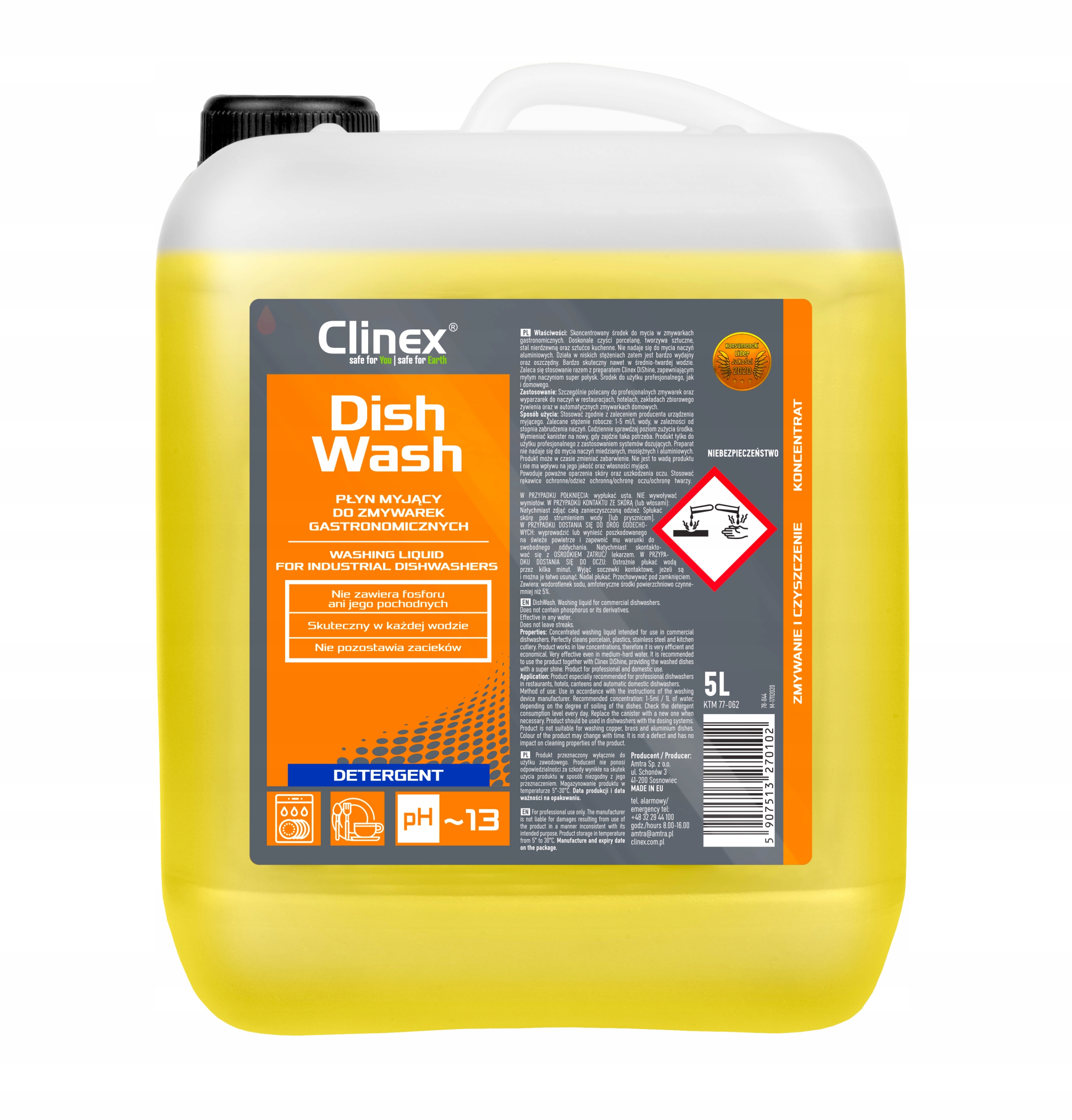 Clinex umývačka riadu 5L pre riad